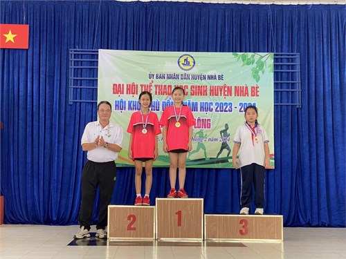Đạt Huy chương Đồng Hội thi Hội Khỏe Phù Đổng năm học 2023 - 2024 - Môn Cầu lông
